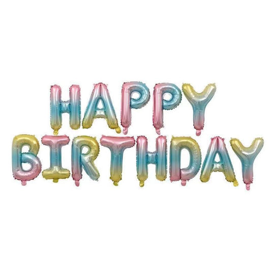 生日快乐铝箔气球 – 40厘米