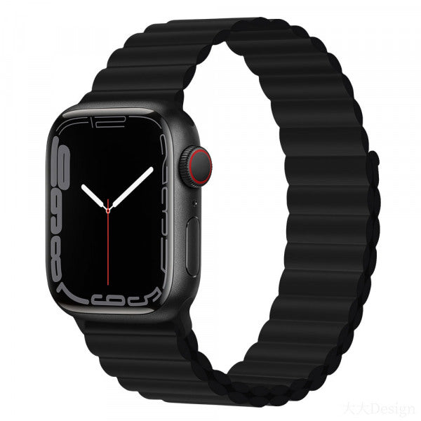 Apple Watch 硅胶运动磁性表带（黑色）38-40-41