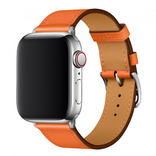 Apple Watch 皮革表带（橙色）38-40-41