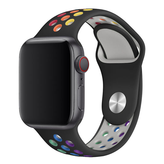 Apple Watch 硅胶运动彩虹表带 38-40-41